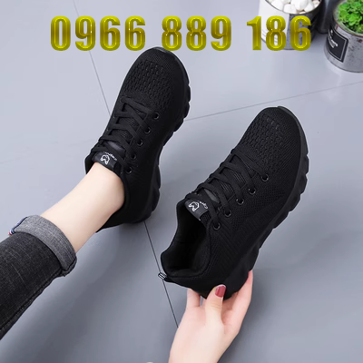 Chống Trơn Trượt Nhà Bếp Công Việc Đặc Biệt Giày Đế Phẳng Màu Đen Giày Thể Thao Nhẹ Đế Mềm Du Lịch Giải Trí mẹ Giày giày bếp chống trượt
