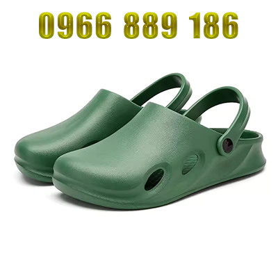 Giày phẫu thuật dép phòng mổ nam và nữ y tế chống trượt Bao Đầu bác sĩ và y tá phòng chăm sóc đặc biệt giày lỗ làm việc thử nghiệm xăng đan nhựa đi biển