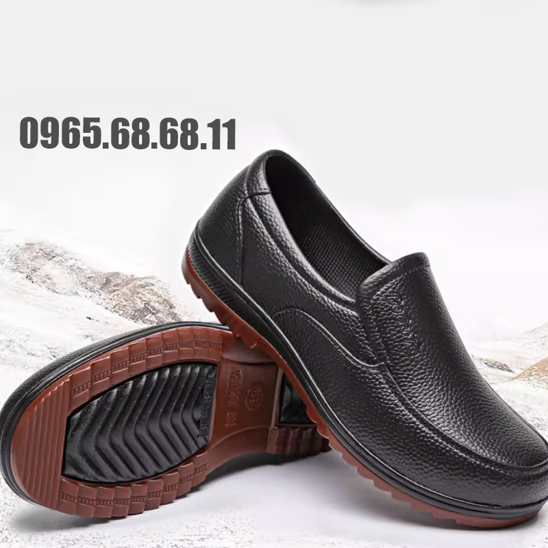 Giày đi mưa nam cổ thấp chống trơn trượt chống thấm nước giày cao su chống mài mòn giày câu cá giày bảo hộ lao động giày đầu bếp giày công nhân nhà bếp Jimeng giày bếp nữ