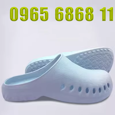 Im lặng phẫu thuật bảo vệ giày chống trượt giày phẫu thuật toe-cap dép bác sĩ và y tá làm việc giày thử nghiệm giày miễn phí vận chuyển dép nhựa có quai hậu dép lê nữ quai chéo