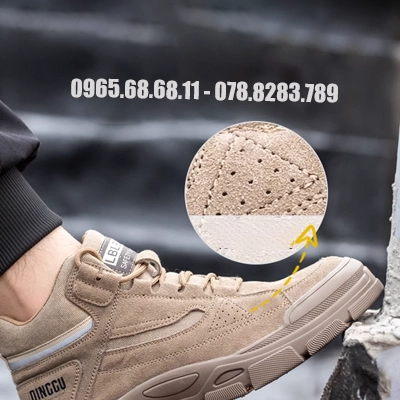 Giày bảo hộ nam chống va đập bảo vệ chân an toàn, Giày bảo hộ chính hãng