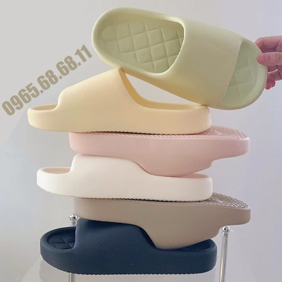 Dép đi trong nhà cho nam và nữ mùa hè trong nhà Xăng đan đi tắm đế mềm khử mùi chống trượt EVA dép vải đi trong nhà
