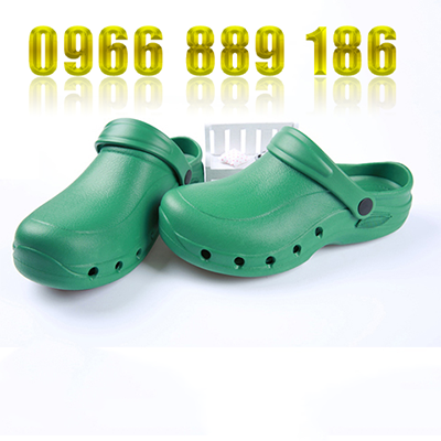 Dép sục y tế đế 2 lớp chống trượt dép phòng thí nghiệm chất liệu eva đế mềm độ đàn hồi cao