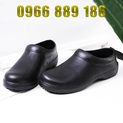 Nhà Bếp Đặc Biệt Giày Nữ Đầu Bếp Chống Trơn Trượt Chống Thấm Dầu Đen Giày Công Sở Cỡ Lớn 42 Lưng Bếp Ăn Giày giày chống trượt cho bếp