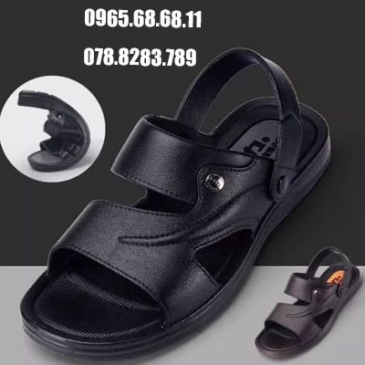 Dép quai hậu nam mùa xuân và mùa hè ngoài trời xăng đan lái xe mới dành cho nam và dép đi trong nhà chống trượt thông thường sử dụng kép có thể mang ra ngoài dép quai hậu cho bé gái