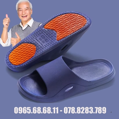 Dép chống trơn trượt cho người trung niên và người cao tuổi trong nhà nhà phòng tắm nhà tắm phụ nữ mang thai cha mẹ dép và dép đi trong nhà dép dành cho bà bầu