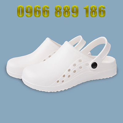 Giày phẫu thuật Yuji nữ y tá dép chống trượt phòng thí nghiệm có lỗ giày phòng sạch Giày Bao Đầu EVA thoải mái và nhẹ