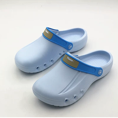 Dép xỏ ngón phòng mổ mới dành cho nữ, guốc nhẹ chống trượt, giày công sở bệnh viện đế dày, giày y tá, giày nam thoáng khí dép nhựa quai hậu dép quai hậu nam hàng hiệu