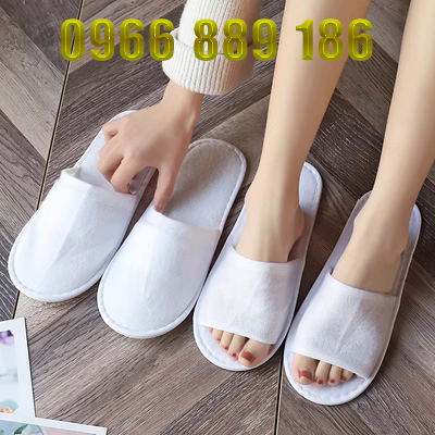 5 Đôi Dép Dùng Một Lần Vải Thô Chống Trượt Dày Dặn Cho Khách Sạn Cho Khách Sạn Các Nhà Sản Xuất Nhà Ở Homestay Bán Buôn dép xốp khách sạn