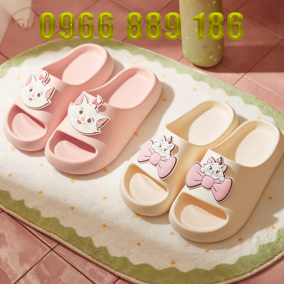 Nutshell dép đi trong nhà nữ mùa hè mèo Mary chung eva phòng tắm chống trượt bước phân cảm giác phụ nữ có thể mang dép đi trong nhà và dép đi trong nhà giày đi biển nam